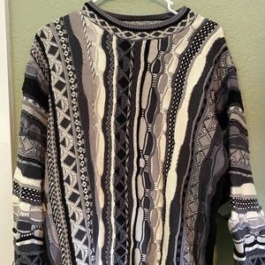 Tosani Authentic Grandpa Knit Sweater Mens M